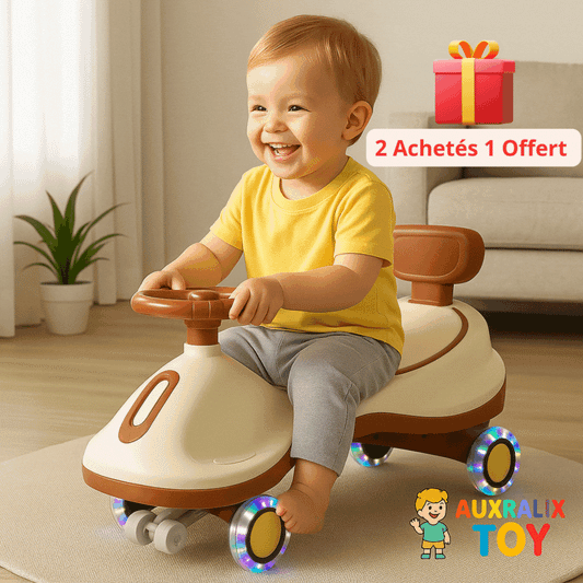 Voiture d’Équilibre Tournante pour enfants