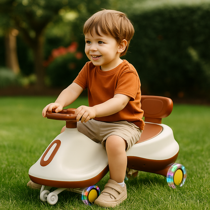 Voiture d’Équilibre Tournante pour enfants
