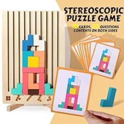 Puzzle Sensoriel Montessori en Bois