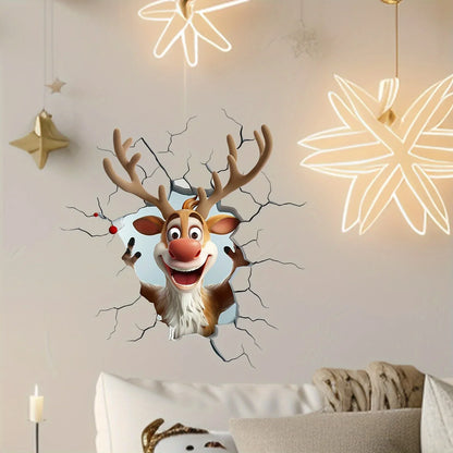 Auralix™ 3D Santa Wall Sticker