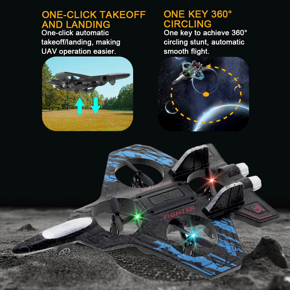 Avion de Combat Électrique Télécommandé 360