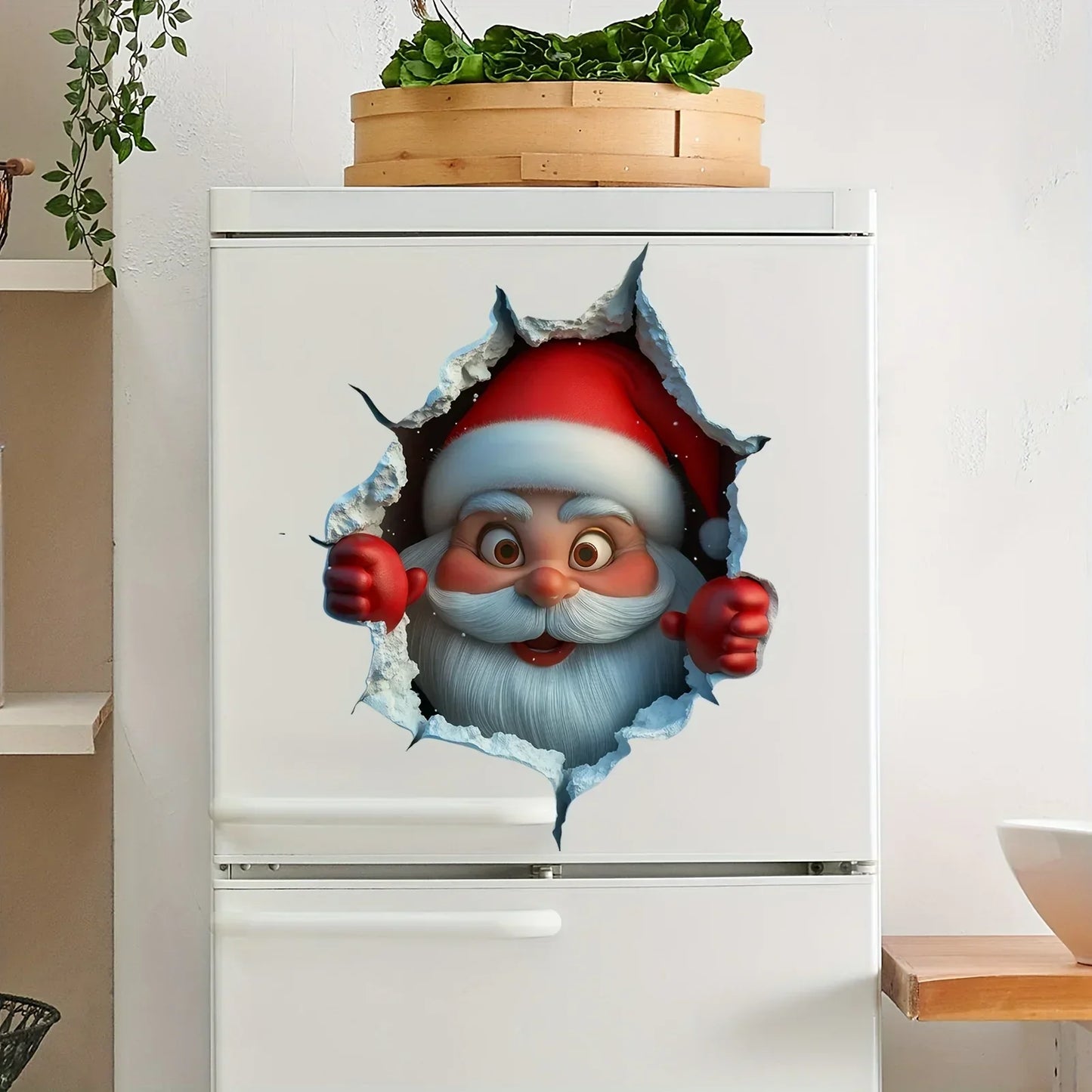 Auralix™ 3D Santa Wall Sticker
