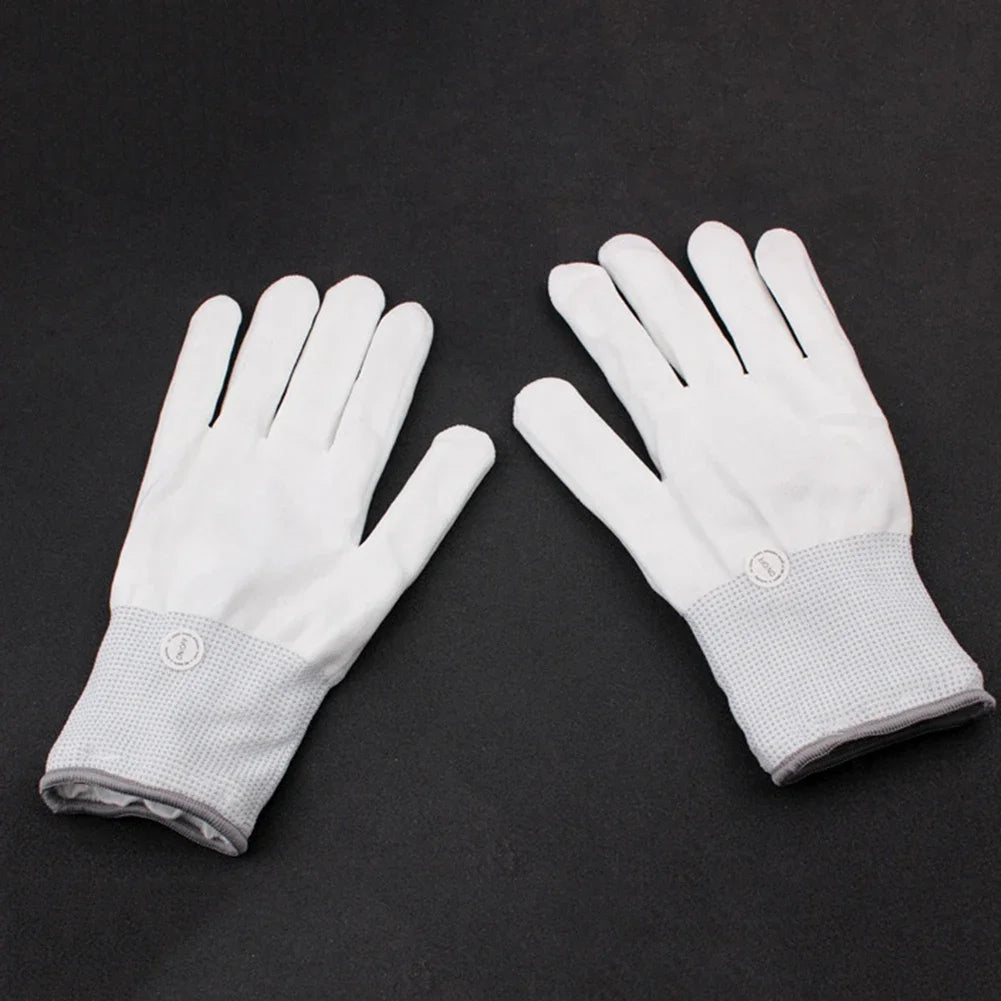 LED Gloves Neon Guantes Glowing Halloween Party Light Props Luminous Flashing Skull Gloves Stage Costume Supplies