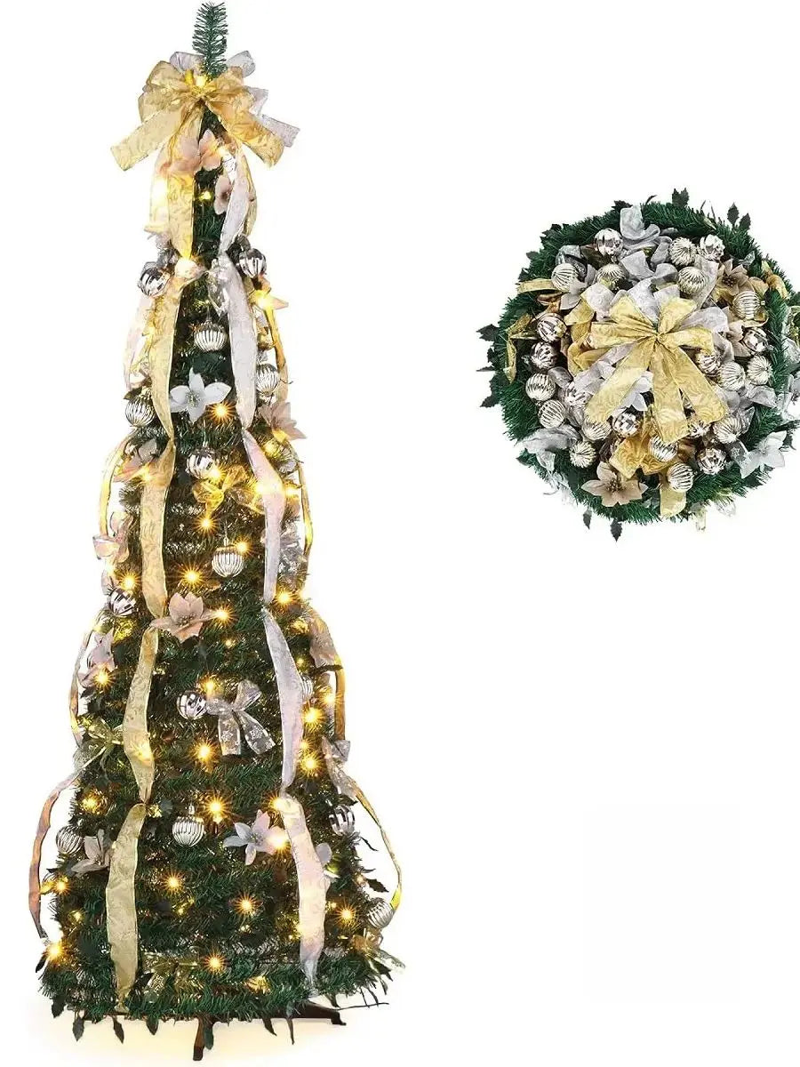 MagicTree™ Foldable Pre-Decorated Christmas Tree