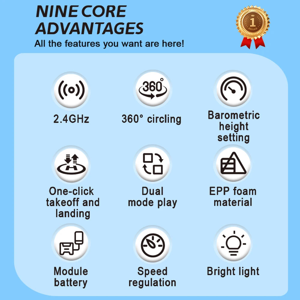 Avion de Combat Électrique Télécommandé 360