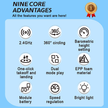 Avion de Combat Électrique Télécommandé 360