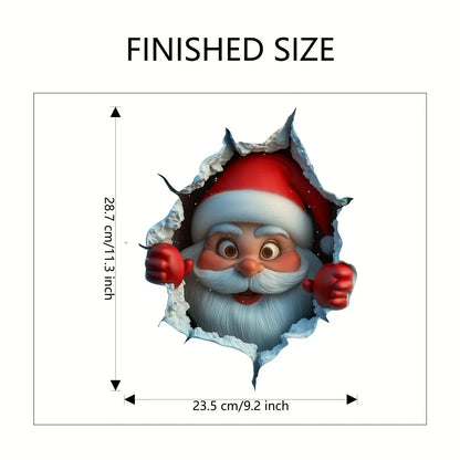 Auralix™ 3D Santa Wall Sticker