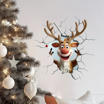 Auralix™ 3D Santa Wall Sticker