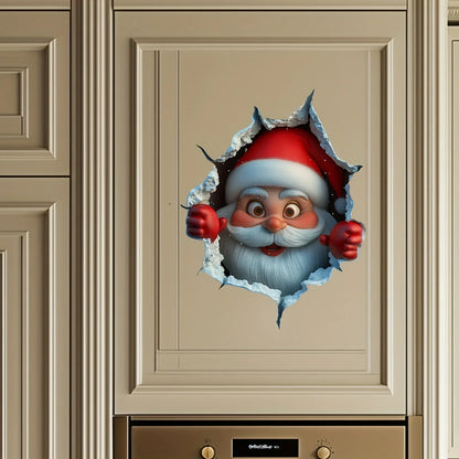 Auralix™ 3D Santa Wall Sticker