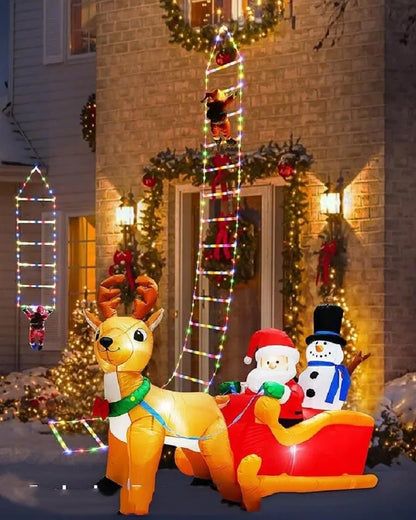 SantaGlow™ – LED Christmas Garland