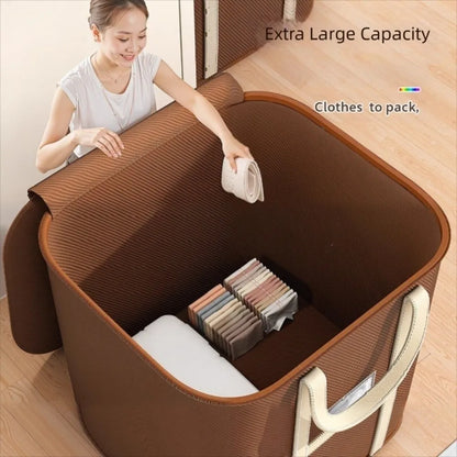 New Large Capacity Moving Packing Bag with Zipper Multipurpose Woven Bag Waterproof Clothes Organizer Packing Supplies