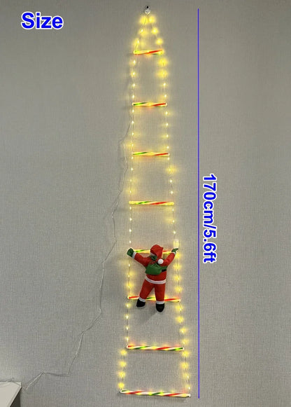 SantaGlow™ – LED Christmas Garland
