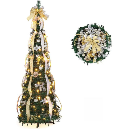 MagicTree™ Foldable Pre-Decorated Christmas Tree