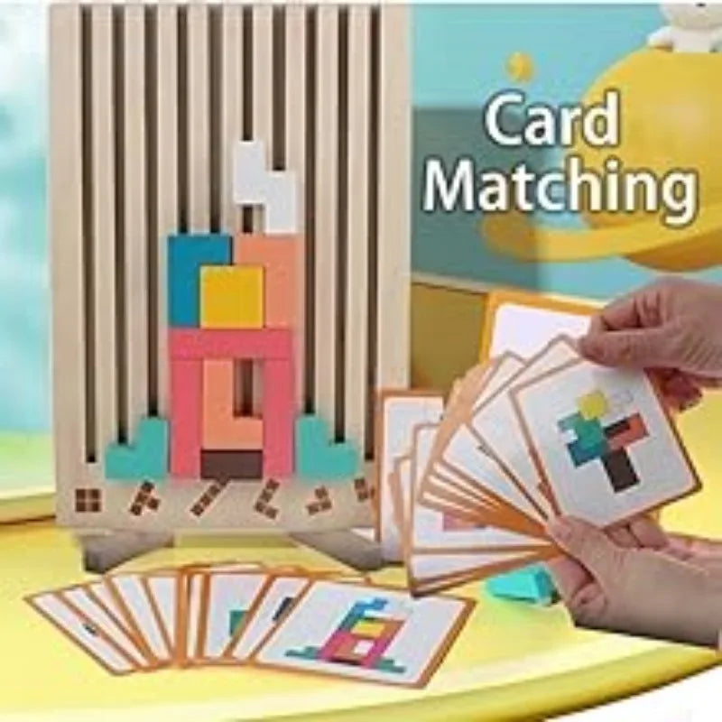 Puzzle Sensoriel Montessori en Bois