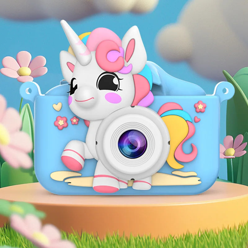 Kid Camera Digital Camera Toys For Girls Boys 1080P HD Screen Video Recording Music Playback Gaming 2 inch Children Camera Gift