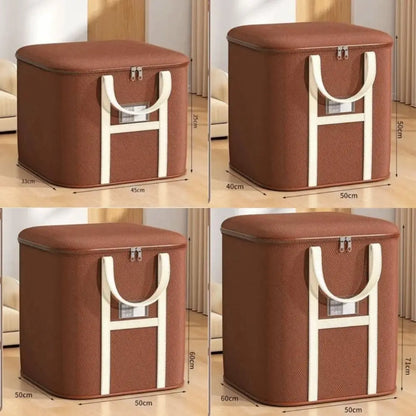 New Large Capacity Moving Packing Bag with Zipper Multipurpose Woven Bag Waterproof Clothes Organizer Packing Supplies