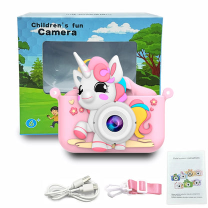 Kid Camera Digital Camera Toys For Girls Boys 1080P HD Screen Video Recording Music Playback Gaming 2 inch Children Camera Gift